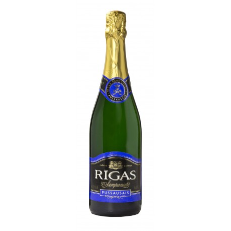Dz.Vīns Rīgas Šampanietis Pussausais 11.5  0.75 L