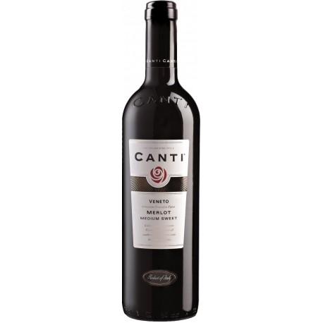Vīns Canti Merlot Veneto IGT Medium Sweet 13/14 0.75 L 11.5