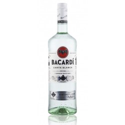 Rums Bacardi Carta Blanca 1L 37.5