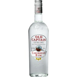 Rums Old Captain Extra Dry White Rum 37.5  0.7 L