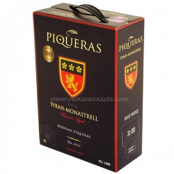 Vīns Piqueras Syrah-Monastrell 2015/16 BIB 14.5% 3 L